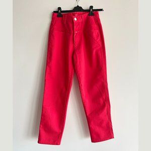 CLOSED denim, pedal pusher 1811, red, size 4 US (42)